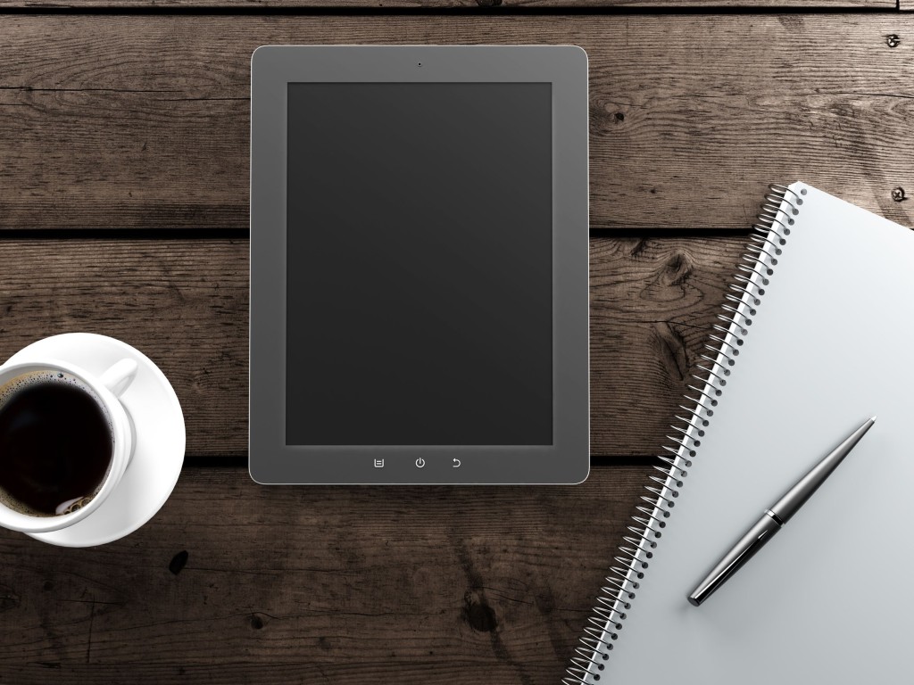 Ereader and Coffee
